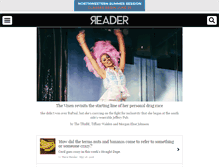 Tablet Screenshot of chicagoreader.com